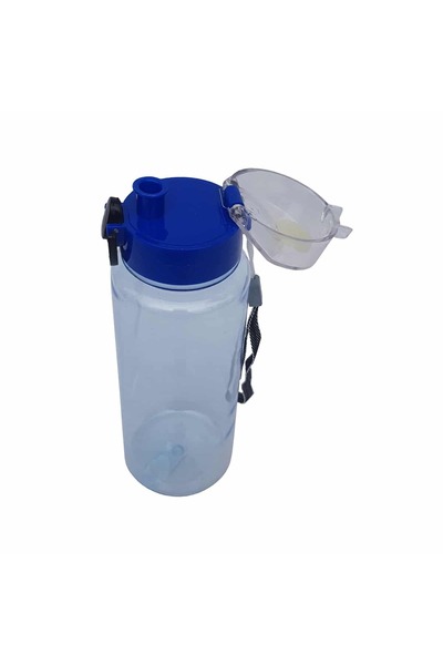 Çiftsan Water bottle 600 ml, with opening button, Blue