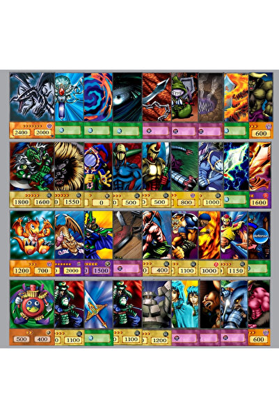 teteoka Yu-Gi-Oh! 100 Random Anime Card Deck - 50 Different Cards Guaranteed - 5 Gift Holographic Cards