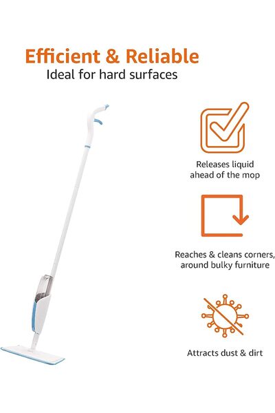 SULFAR Floor Cleaning Spray Mop Wiper Spray Mop (Blue & White)