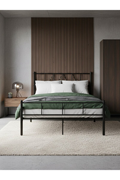 Bec4 Iron bed 120*190cm with a practical design