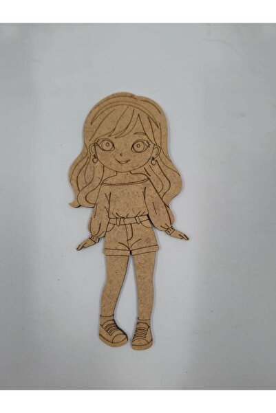 Mu Art Ahşap 15 قطعة من مجموعة الرسم الخشبية اللطيفة للفتيات رقم 3، نشاط فني ...