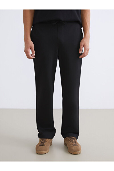 LC Waikiki Men's Black Standard Fit Trousers