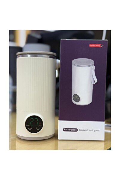 Tradeo Rechargeable Insulated Magnetic Mixing Cup with Temperature Control & Auto Stirring