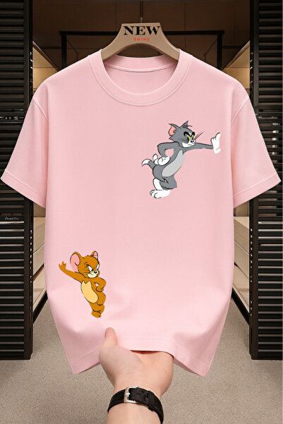 New Shine Футболка Oversize з принтом Том і Джеррі