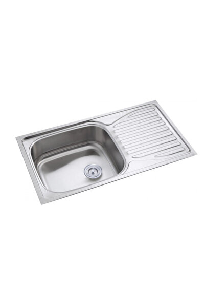 KlaussTech Chiuvetă de bucătărie din oțel inoxidabil, pentru blat, finisaj an...