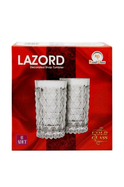 LAZORDE Lazord Glasses, set of 6