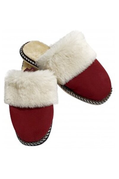 PFA CIOCARLAN ELENA Γυναικείες παντόφλες από γούνα και γνήσιο δέρμα (σαγιονάρ...