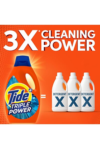 Tide Triple Power Original Liquid Detergent, 4L