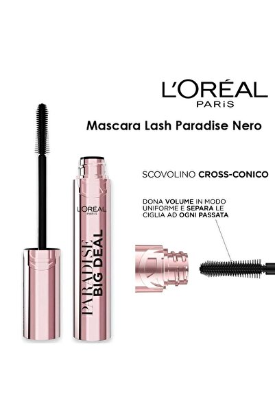 Attention Care Lor.eal Makeup Mascara Big Deal Black Lash Paradise