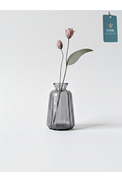 YNSK Luxury | Minimalist Decor Glass Vase - 6 X 11 X 3.5 cm