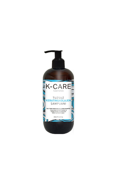 K K-CARE Cosmetics Tuzsuz Kolajen Ve Keratin İçerikli Besleyici Şampuan 250 ml