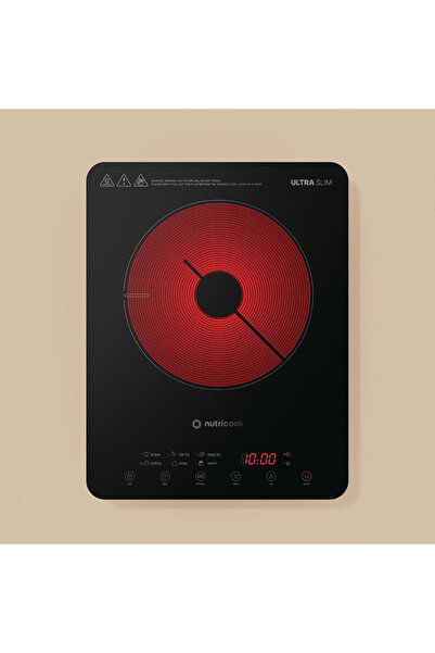 Nutricook Infrared Cooker IFC150ME, Black - Up to 650°C, 10 Temp Settings, 6 Presets