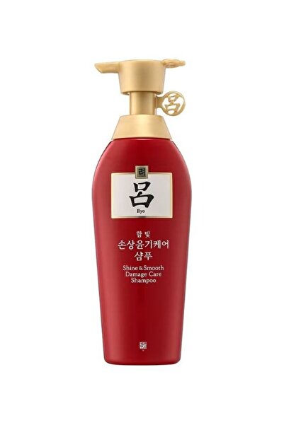 Ryo شامبو العناية بالشعر التالف والمنعم ٤٠٠ مل - تركيبة كورية عشبية لإصلاح الشعر ومنع تجعده