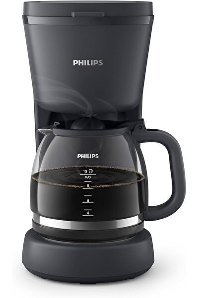 Philips Drip Coffee Maker - 1.2L Glass Carafe, Auto Shut-Off, HD7430/90