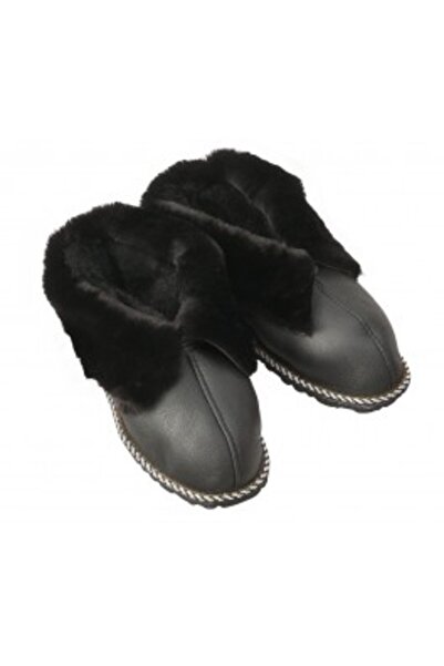 PFA CIOCARLAN ELENA Γυναικείες παντόφλες (μπότες) από γούνα και γνήσιο δέρμα,...