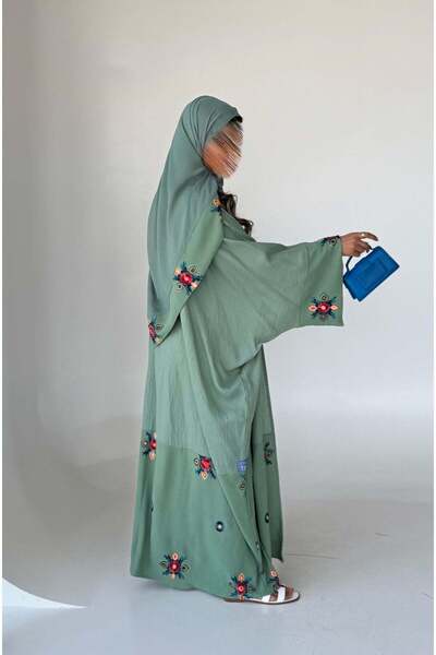 AYA mw1372-Black-Chiffon-Cool-Summer-Abaya