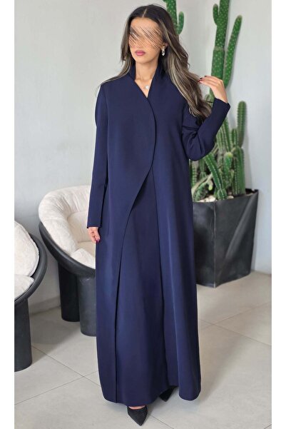 AYA mw1703-Abaya-Blazer-with-a-cut-at-the-front-at-the-chest