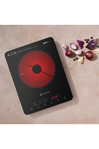 Nutricook Infrared Cooker IFC150ME, Black - Up to 650°C, 10 Temp Settings, 6 Presets