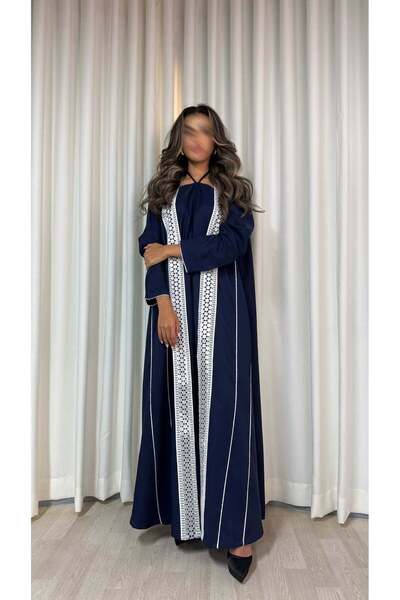 AYA عباية باربي زرقاء مع فستان داخلي إضافي