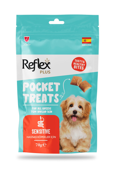 Reflex POCKET TREATS SENSITIVE YETISKIN KÖPEK ÖDÜL MAMASI 70 GR