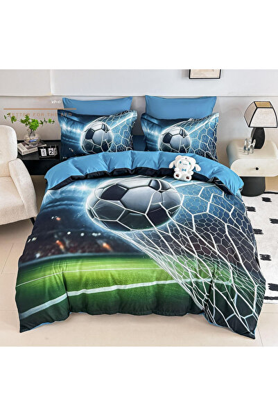 FIONNA.RO Lenjerie De Pat Finet 4 Piese Cu Elastic 5D 1 Persoana - Minge De F...
