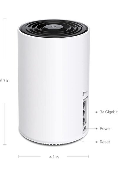 DECO TP-Link XE75 AXE5400 Whole Home Mesh Wi-Fi 6E System, cover up to 7,200 ft2, Pack of 3