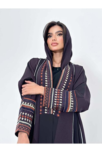 AYA خزانة نصفية من الكتان المطرز