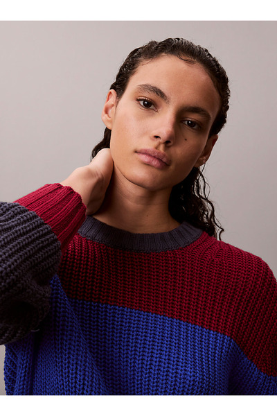 Calvin Klein Chunky Stripe Relaxed Sweater