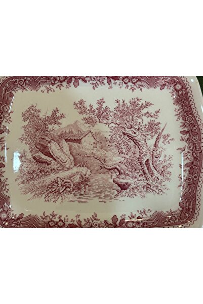 tayfuntufan antika koleksiyon Villeroy & Boch Burgenland Cheese Plate - 20 cm X 16 cm Dimensions