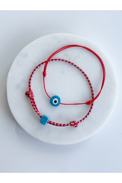 CHARMLUCKY Blue Bead Martenicica
