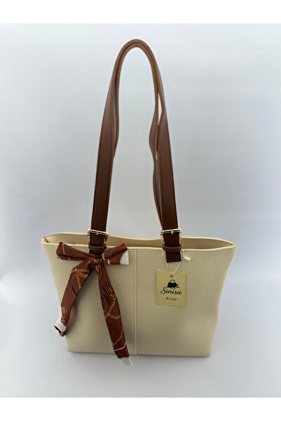 SİNİSA BAG Women's Scarf Detailed Hand and Shoulder Bag