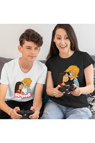 OEM Women's T-shirt The Sisters Wendy Maxence The Sisters Max Valentines Dragobete