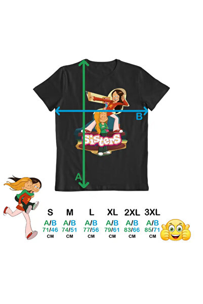 OEM Men's T-Shirt The Sisters Cartoons