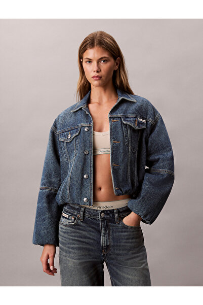 Calvin Klein Relaxed Denim Bubble Jacket