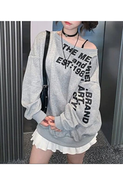 Köstebek The Mershier Off-Shoulder Sweatshirt