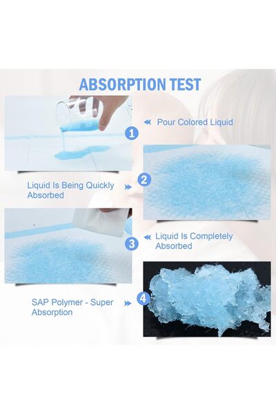 Generic 100 Disposable Diaper Changing Pads by Rosinha, Waterproof Breathable Underpads, 17 in × 13 in