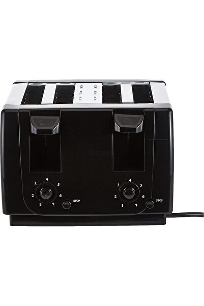 Alim 4-Slice Stainless Steel Toaster, 1500W, 6 Browning Levels, Defrost/Reheat/Cancel