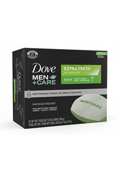 Dove Men+Care 3×1 Refreshing Soap - 6 x 106g