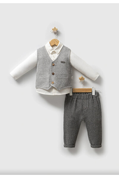 Tongs Baby 5730 Gray Customary 3-Piece Set