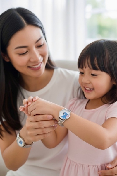 JOJO KIDS Girl's Stitch Wrist Watch, Stainless Steel, Analog Watch, Good Quality Original Watch,