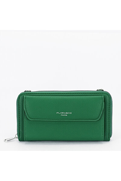 Flora&Co Paris Green wallet and phone holder B-H6017 07