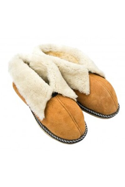 PFA CIOCARLAN ELENA Γυναικείες παντόφλες (μπότες) από γούνα και γνήσιο δέρμα,...