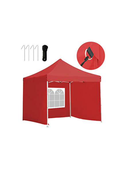 KlaussTech 3-Wall Pavilion Tent, 3 X 3 M Klausstech, Designed for the Garden, Provides Shade