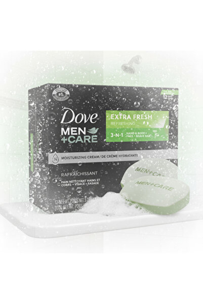 Dove Men+Care 3×1 Refreshing Soap - 6 x 106g