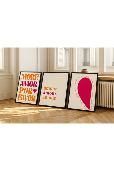NT Handmade Laminated Framed Pvc Protected 3-Piece Amour Written Decorative Uv Printing Mdf Wall Painting Set