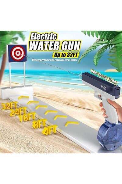 ALEYHA Electric Water Gun — 32 ft Range, Automatic, 434cc Capacity
