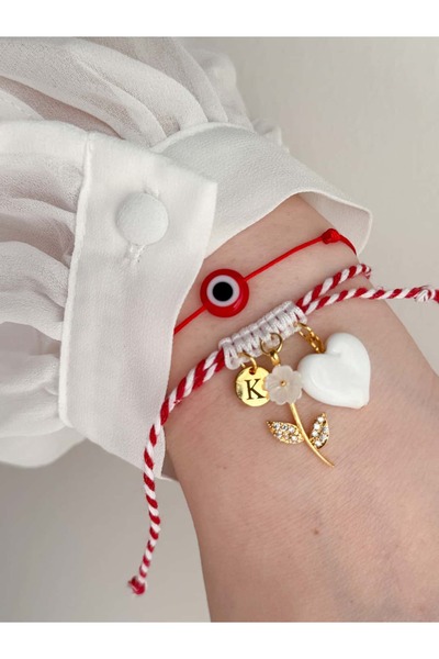 CHARMLUCKY Kalp-Kardenelen Charm Marteni̇çka