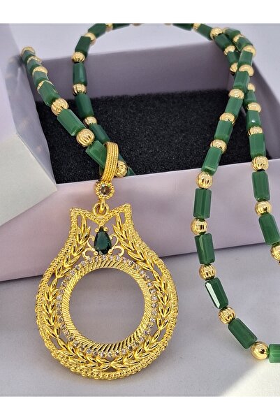 NETİCE ÖYLEK Zircon Stone Tulip Model Choker Necklace