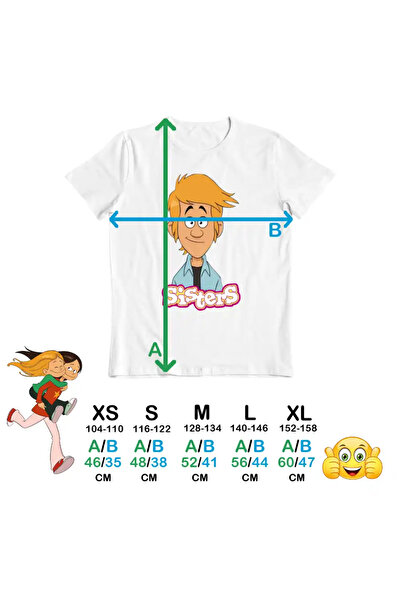 OEM Kids Girls T-Shirt The Sisters Maxence The Sisters Max Childhood Drawings