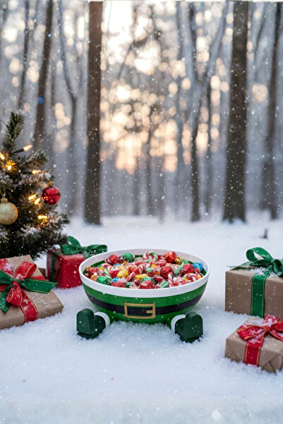 Cosmic Star Santa Claus Shaped Bowl |   3D Printing Christmas Themed Candy Bowl & Cookie Bowl |   Decorative Gift